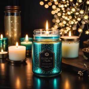 Jak przygotować brokat do dodania do świec sojowych