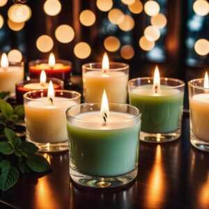 Świece sojowe w kryształach