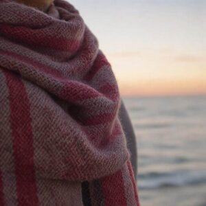 Dzierganie szalika z wykorzystaniem różnych oczek