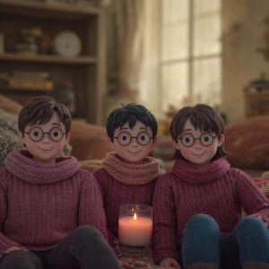 Świece sojowe z magicznymi bohaterami z Harry'ego Pottera